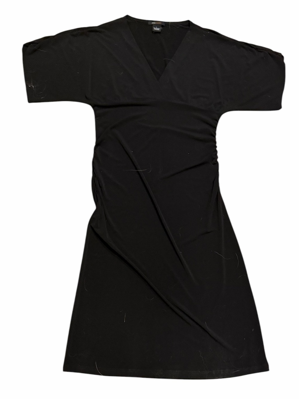 BCBGMaxAzria🦋Midi Dress🦋Side Ruching🦋Flattering 🦋Minimalist Chic🦋No Flaws🦋 - Picture 2 of 5